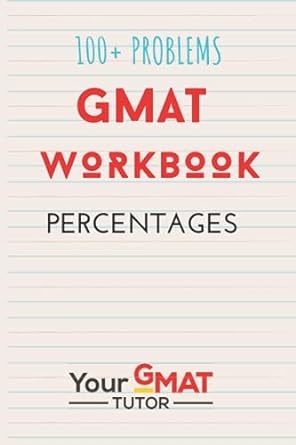 gmat workbook percentages 1st edition saifuddin kamran 979-8525940826