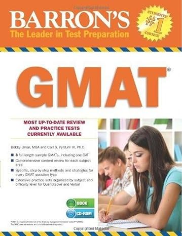 barron s gmat  rom pap/cdr edition bobby umar ,carl s. pyrdum iii 1438073348, 978-1438073347