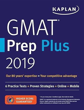 gmat prep plus 2019 paperback jan 01 2018 1st edition kaplan test prep 1506247571, 978-1506247571