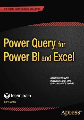 power query for power bi and excel 1st edition christopher webb ,crossjoin consulting limited 1430266910,