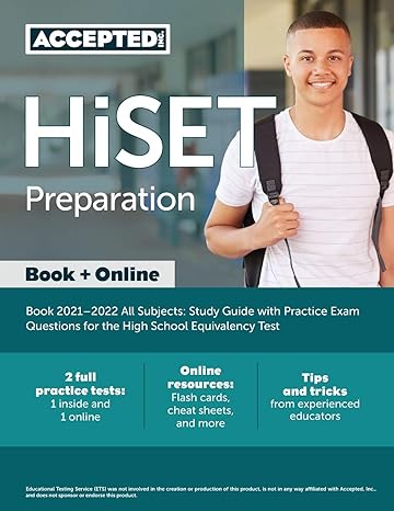 hiset preparation book 2021 2022 all subjects study guide with practice exam questions for the high school