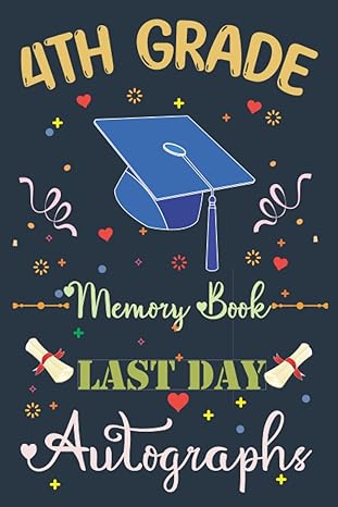 grade memory book last day autographs  grade graduation gifts for boys and girls end of school year memory