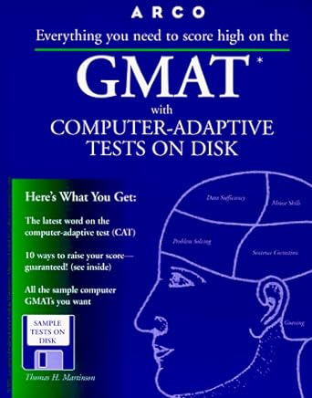 gmat with computer adaptive tests on disk 9th edition thomas h. martinson 0028619390, 978-0028619392