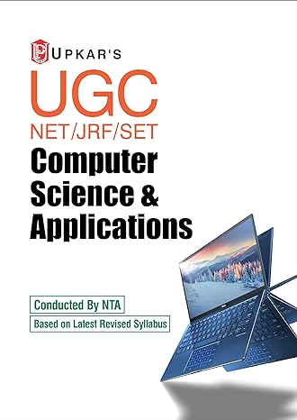 ugc net/jrf/set computer science and applications paper ii and iii 1st edition saurab mishra chandresh shah