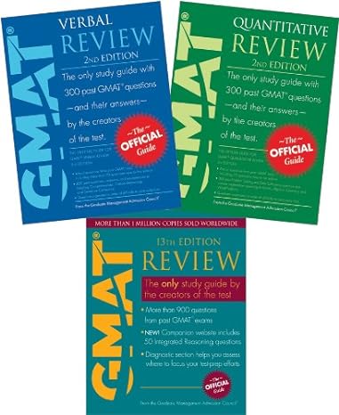 the official guides for gmat review bundle paperback 1st edition john wiley & sons 1118516303, 978-1118516300