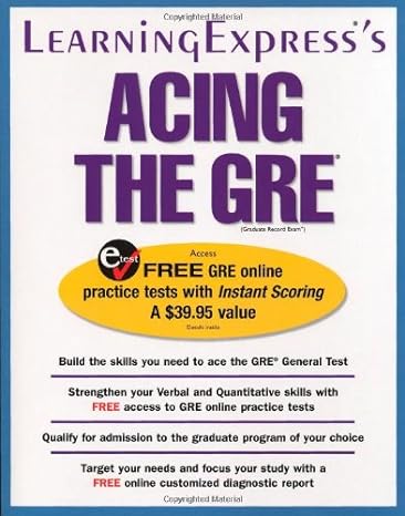 acing the gre exam 1st edition learningexpress editors b00ak3stzk