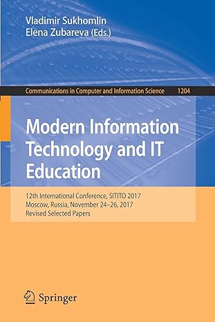 modern information technology and it education 12th international conference sitito 2017 moscow russia