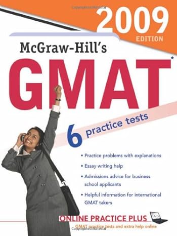 mcgraw hill s gmat 2009 edition 3rd edition james hasik ,stacey rudnick ,ryan hackney 0071583297,