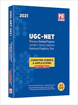 ugc net computer science and applications previous year solved papers 2021 1st edition made easy editorial