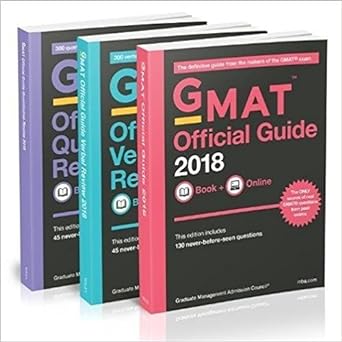 gmat official guide 2018 bundle 1st edition gmac 812656797x, 978-8126567973