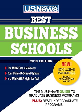 best business schools 2019 soft cover edition u. s. news and world report ,anne mcgrath ,robert j. morse