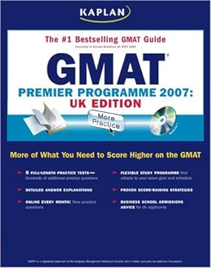 kaplan gmat premier program uk edition graduate business school admissions exam uk edition kaplan test prep