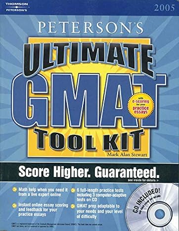 ultimate gmat tool kit  rom the ultimate gmat advantage 1st edition mark alan stewart 0768914868,