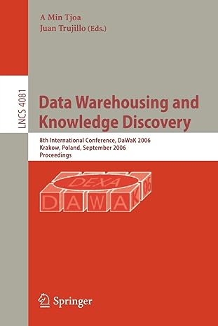 data warehousing and knowledge discovery 8th international conference dawak 2006 krakow poland september 4 8