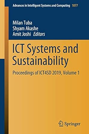 ict systems and sustainability proceedings of ict4sd 2019 volume 1 1st edition milan tuba ,shyam akashe ,amit