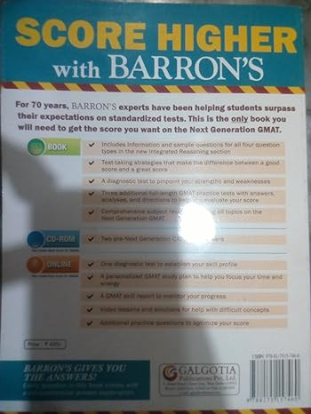 barron s new gmat  rom 2015 1st edition jaffe d 8175157461, 978-8175157460