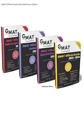 gmat official guide 2023 2024 focus edition 1st edition howard henn 979-8850886226