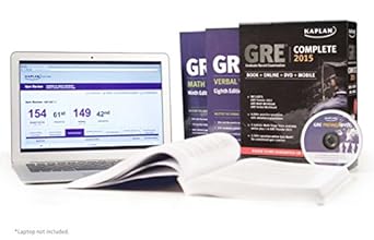 gre complete 2015 a self study system with 6 full length practice tests workbook edition kaplan 1618657607,