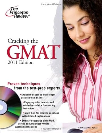 cracking the gmat with dvd 2011 edition csm pap/dv edition princeton review 037542976x, 978-0375429767