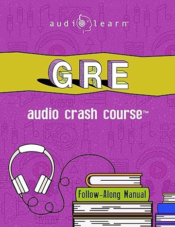 gre audio crash course complete test prep and review for the graduate record examinations 1st edition