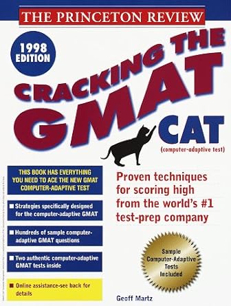 cracking the gmat cat 1998 edition 1st edition princeton review 0679778969, 978-0679778967