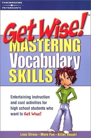 get wise mastering vocabulary skills 1e 1st edition arco 0768910757, 978-0768910759