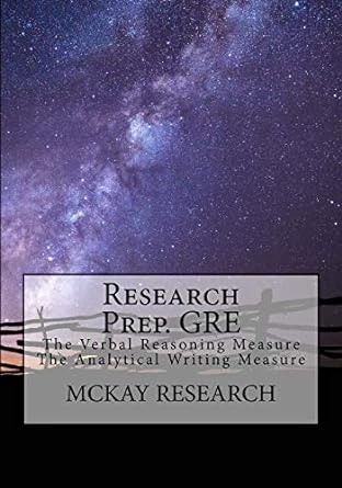 research prep gre the verbal reasoning measure the analytical writing measure 1st edition mckay research ,kat