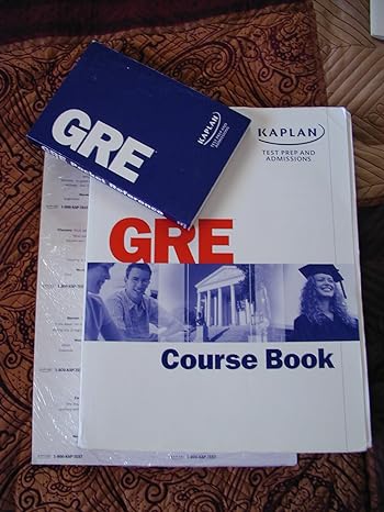 gre course book 2007 1st edition kaplan test prep and admissions b0015phay8