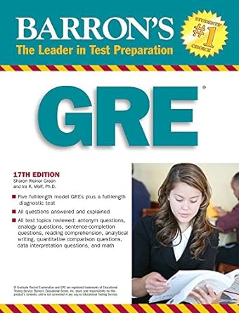 barron s gre 2008 17th edition sharon weiner green m.a. ,ira k. wolf ph.d. 0764135414, 978-0764135415