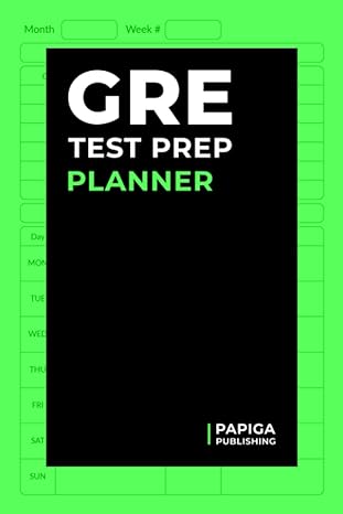 gre test prep planner stay organized and confident throughout your test preparation journey blank undated 6x9