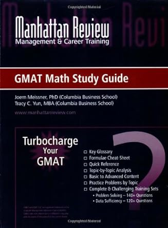 manhattan review turbocharge your gmat math study guide 5th.08th edition joern meissner, tracy c. yun,