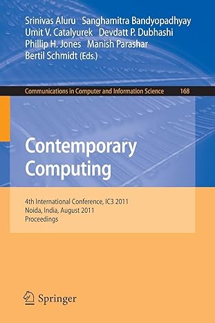 contemporary computing  international conference ic3 2011 noida india august 8 10 2011 proceedings 2011