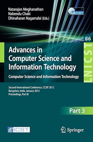 advances in computer science and information technology computer science and information technology second