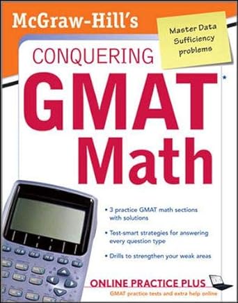 mcgraw hill s conquering the gmat math mgh s conquering gmat math 1st edition robert moyer 0071485031,