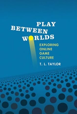 play between worlds exploring online game culture 1st edition t. l. taylor 0262512629, 978-0262512626