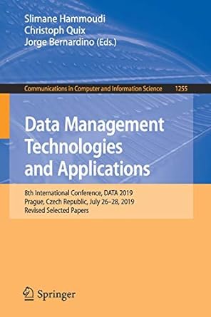 data management technologies and applications 8th international conference data 2019 prague czech republic