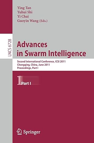 advances in swarm intelligence part i second international conference icsi 2011 chongqing china june 12 15