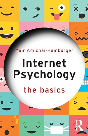 internet psychology 1st edition yair amichai-hamburger 1138656062, 978-1138656062