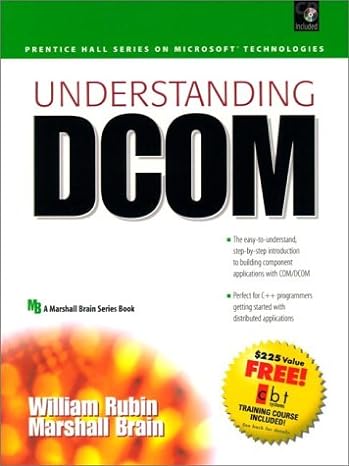 understanding dcom 1st edition william rubin ,marshall brain 0130959669, 978-0130959669