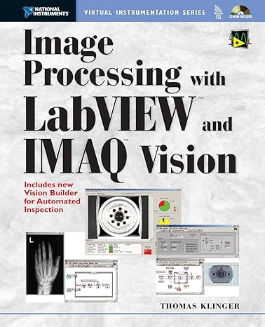 image processing with labview and imaq vision book and cd-rom edition thomas klinger klinger 0130474150,