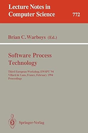 software process technology third european workshop ewspt 94 villard de lans france february 7 9 1994