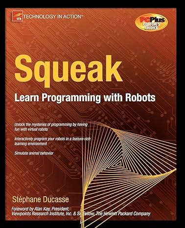 squeak learn programming with robots 1st corrected edition stephane ducasse 1590594916, 978-1590594919