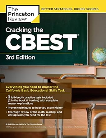 cracking the cbest 3rd edition the princeton review 1101881933, 978-1101881934