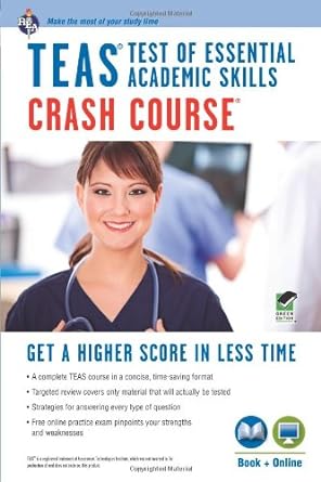 teas crash course book + online pap/psc edition daniel greenberg 0738611379, 978-0738611372