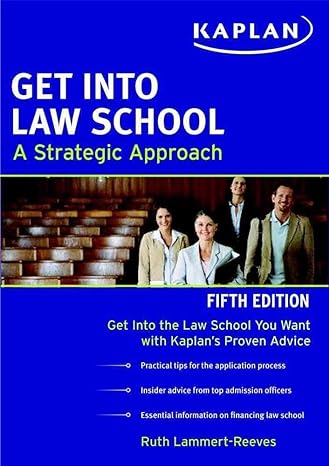 get into law school 5th edition ruth lammert-reeves 1607148323, 978-1607148326