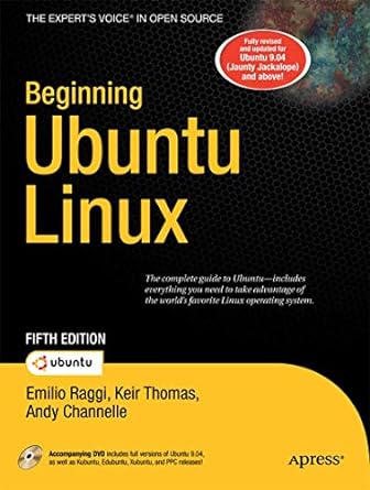 beginning ubuntu linux 5th edition emilio raggi ,keir thomas ,andy channelle ,trevor parsons ,sander van vugt