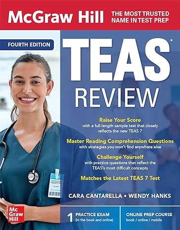 mcgraw hill teas review  edition 4th edition wendy hanks 1265673594, 978-1265673598