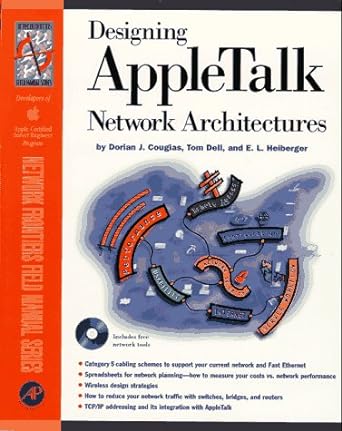 designing appletalk networks architectures previously designing appletalk networks 1st edition dorian j.