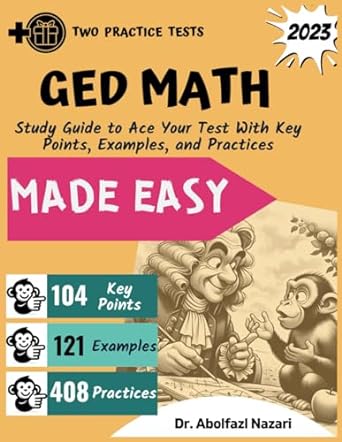 ged math made easy study guide to ace your test with key points examples and practices 1st edition dr