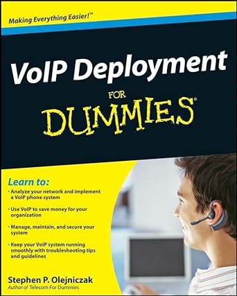 voip deployment for dummies 1st edition stephen p. olejniczak 047038543x, 978-0470385432